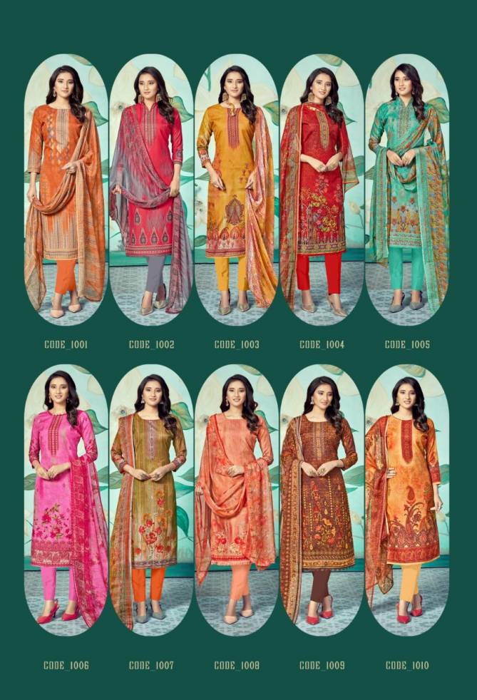 Roli Moli Mallika 6 fancy Casual Wear Heavy indo Designer Printed Designers Print with Sivorski  Diamond Dress Material Collection